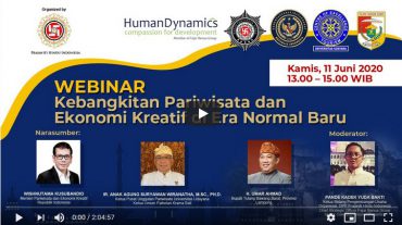 Webinar Kebangkitan Pariwisata dan Ekonomi Kreatif di Era Normal Baru